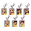 7 Stück BTS K-Pop Schlüsselanhänger, Schlüsselanhänger im Farbverlauf-Fotokarten-Stil, Taschenanhänger im K-Pop Idol-Ausweisfoto-Stil, Taschenanhänger mit Mitgliederfoto für ARMY-Fans