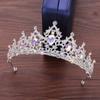 Hair Jewelry Girls Gift Black Rhinestone Crown Bridal Crowns Baroque Crystal Tiara Women Hair Hoop
