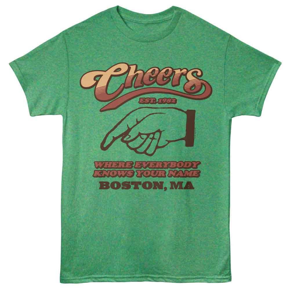 Cheers Boston Ma Kelly Heather T-Shirt