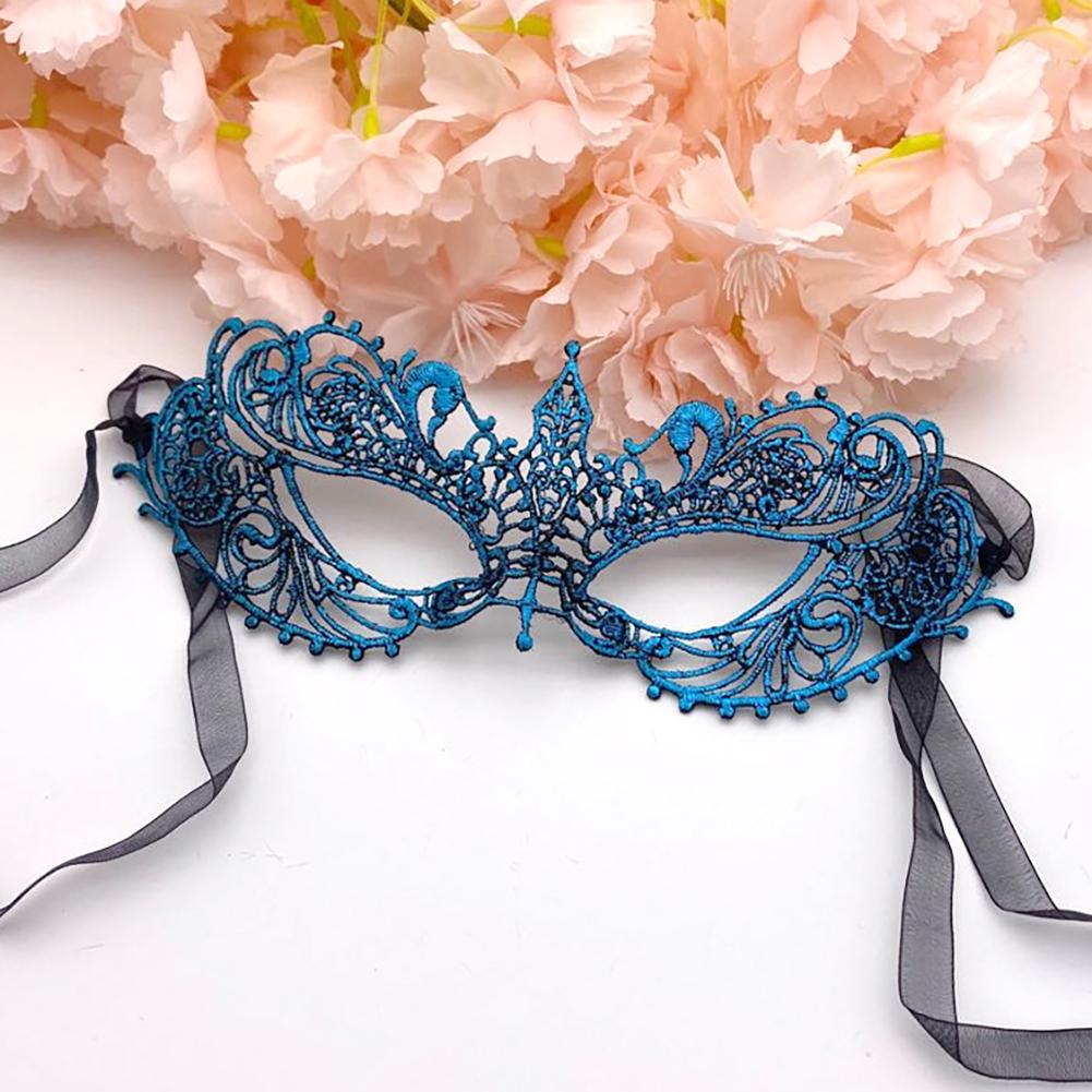 Women Sexy Hollow Lace Masquerade Bronzing Face Mask Princess Party Cosplay Prom Props Costume Nightclub Queen Eye Mask Exotic