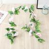 Beautiful Fake Flowers Garland Waterproof Faux Silk Flower Easy-Care