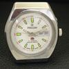 VINTAGE RICOH R31 AUTOMATIC JAPAN MENS WHITE COLOR DIAL WATCH A701947-5 R207-a701947