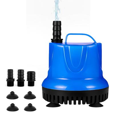 Submersible Pump, Bottom-Entry Circulation Pump, Aquarium Pump, Discharge Rate: 5800L/h, Head: 5.6m, Low Water Level Compatible, 125W, 50/60Hz, Energy