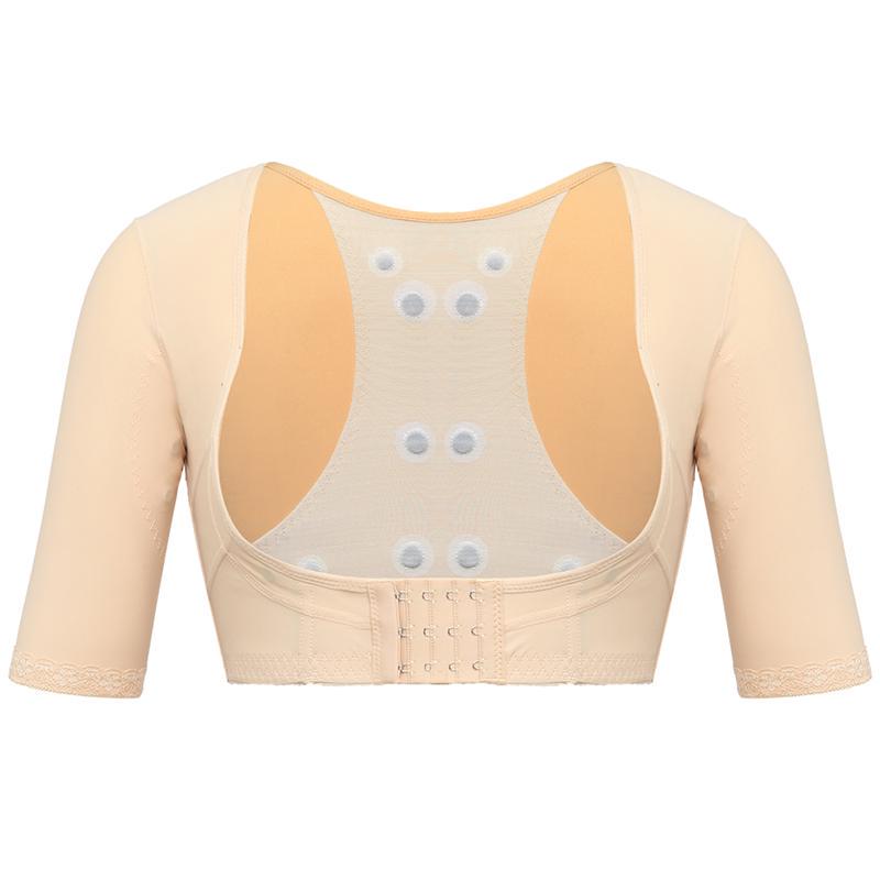 Slimming Upper Arm Shapers for Women Short Sleeve Shapewear Crop Top Posture Corrector Bra
