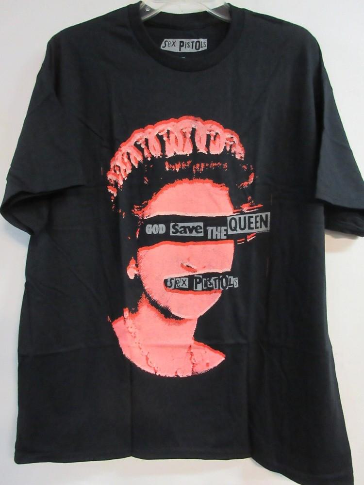 SEX PISTOLS ОФИЦИАЛЬНЫЙ МЕРЧ СОХРАНИ КОРОЛЕВУ КОНЦЕРТ МУЗЫКА СВЕРХБОЛЬШАЯ Унисекс Футболка M