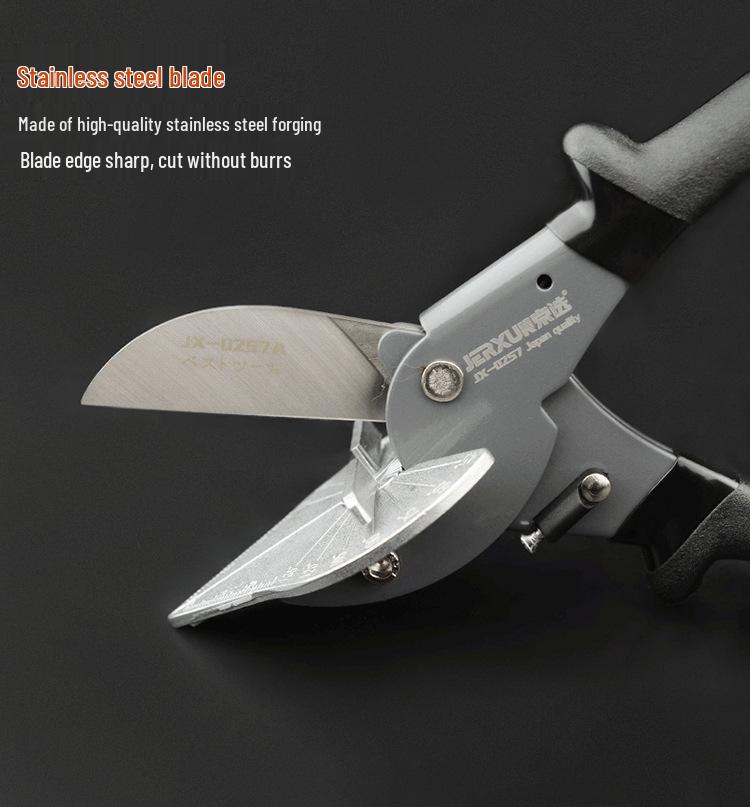 Kyoto Precision Angle Wire Duct Scissors - 45°/90° Flanging Pliers, Snap Strip Cutter for Woodworking & Electricians