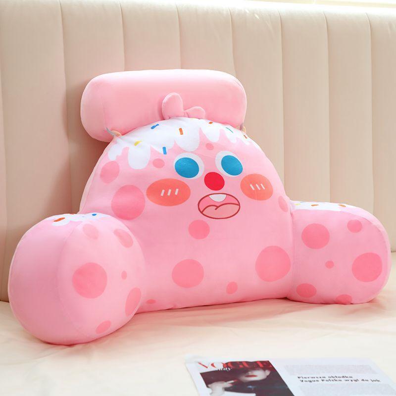 Новая мультяшная прикроватная подушка мягкая сумка офисная подушка общежитие милая подушка для чтения спинка кровать у дивана защита поясницы автомобильные подушки 60x40x20cm 2237₽