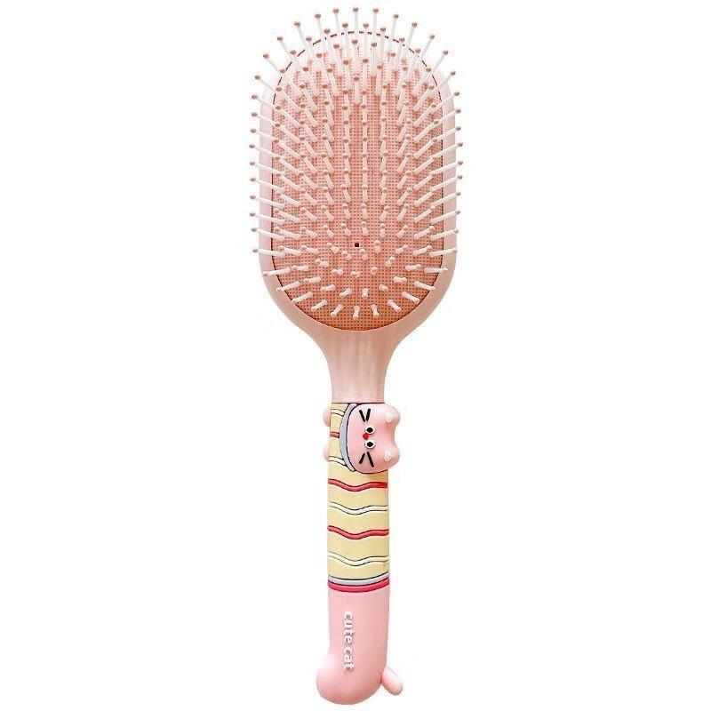 Cat-Shaped Air Cushion Hairbrush Set