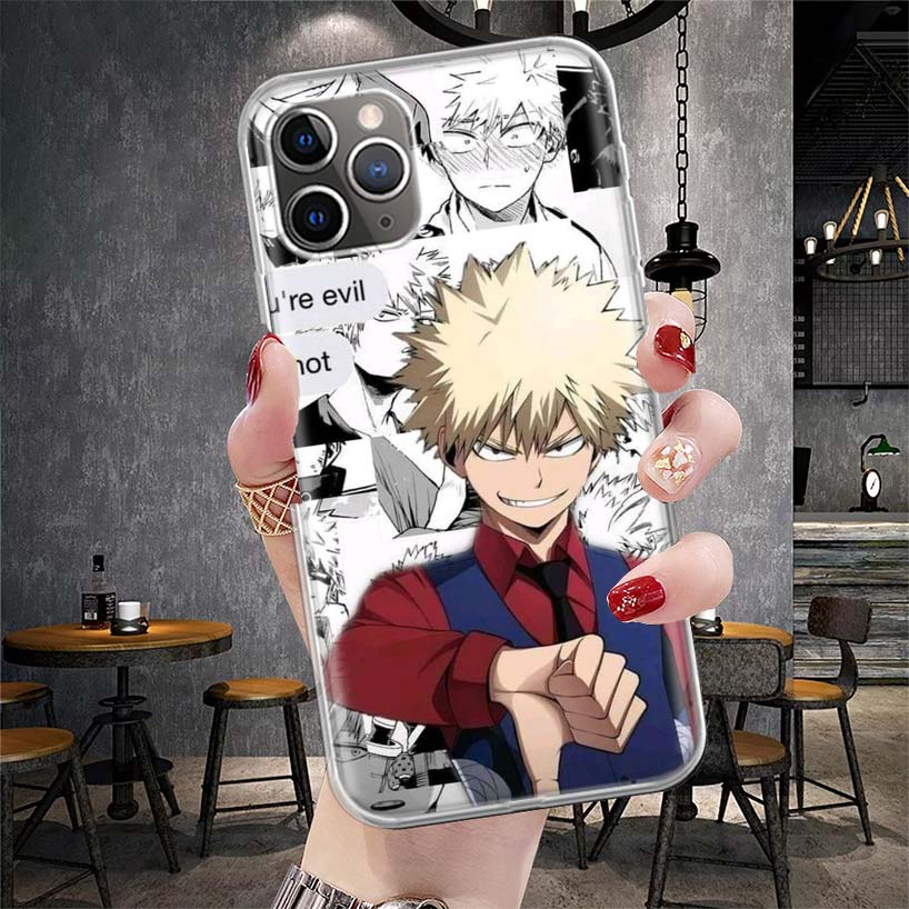 My Hero MHA Deku Soft Phone Case For IPhone 18 11 17 Air 16E 16 Pro Max 15 + 14 Plus 13 Mini 12 Apple 7 SE 8 Fundas Coque 11 17 Air