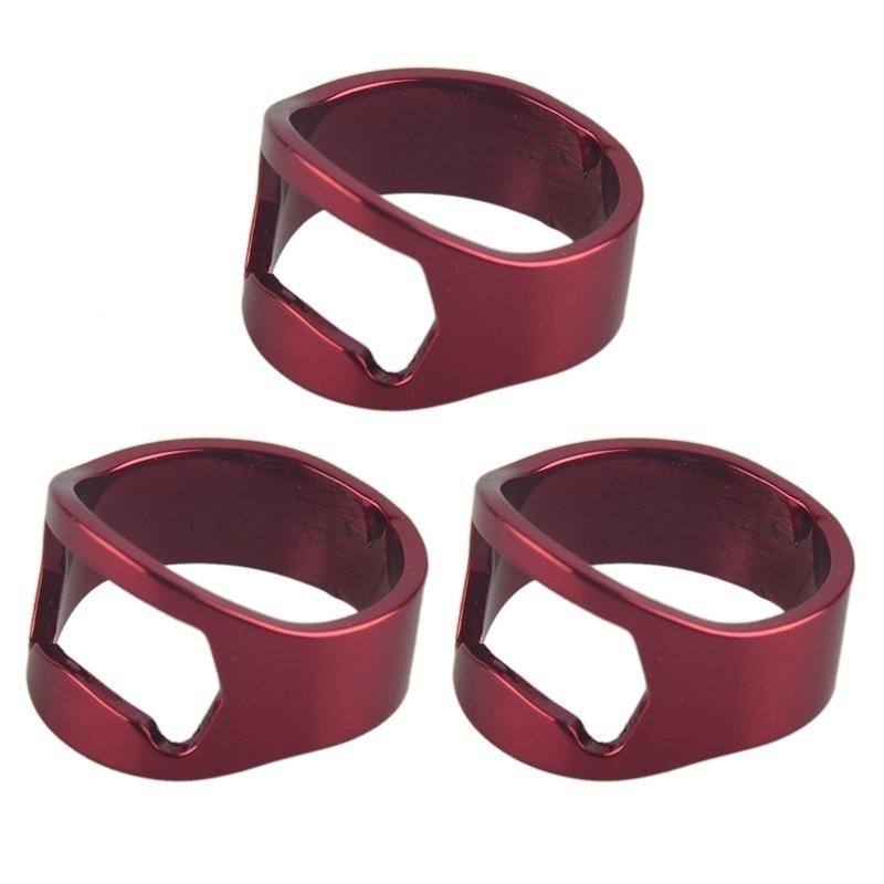 3pcs Creative Versatile Finger Ring Bottle Opener Bar Beer Tools Home Essential