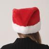 Women Winter Christmas Hat Red Pompom Xmas Hat