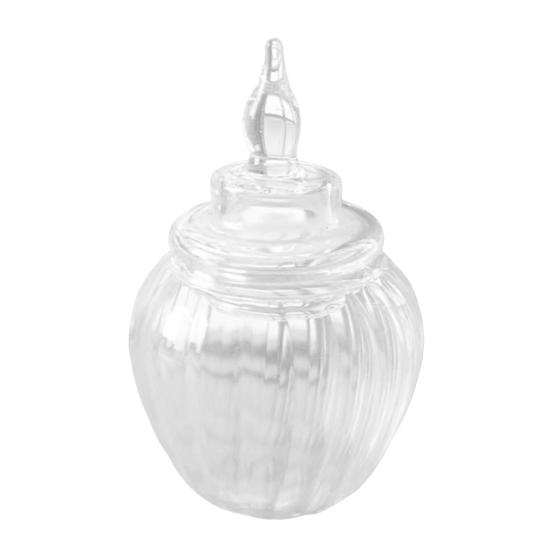 1:12 Mini Kompaktní Rozvržení Scény Odnímatelné Víko Simulovaný Model Skleněné Nádoby pro Domeček pro Panenky Hrací Domácnost Příslušenství Miniatura