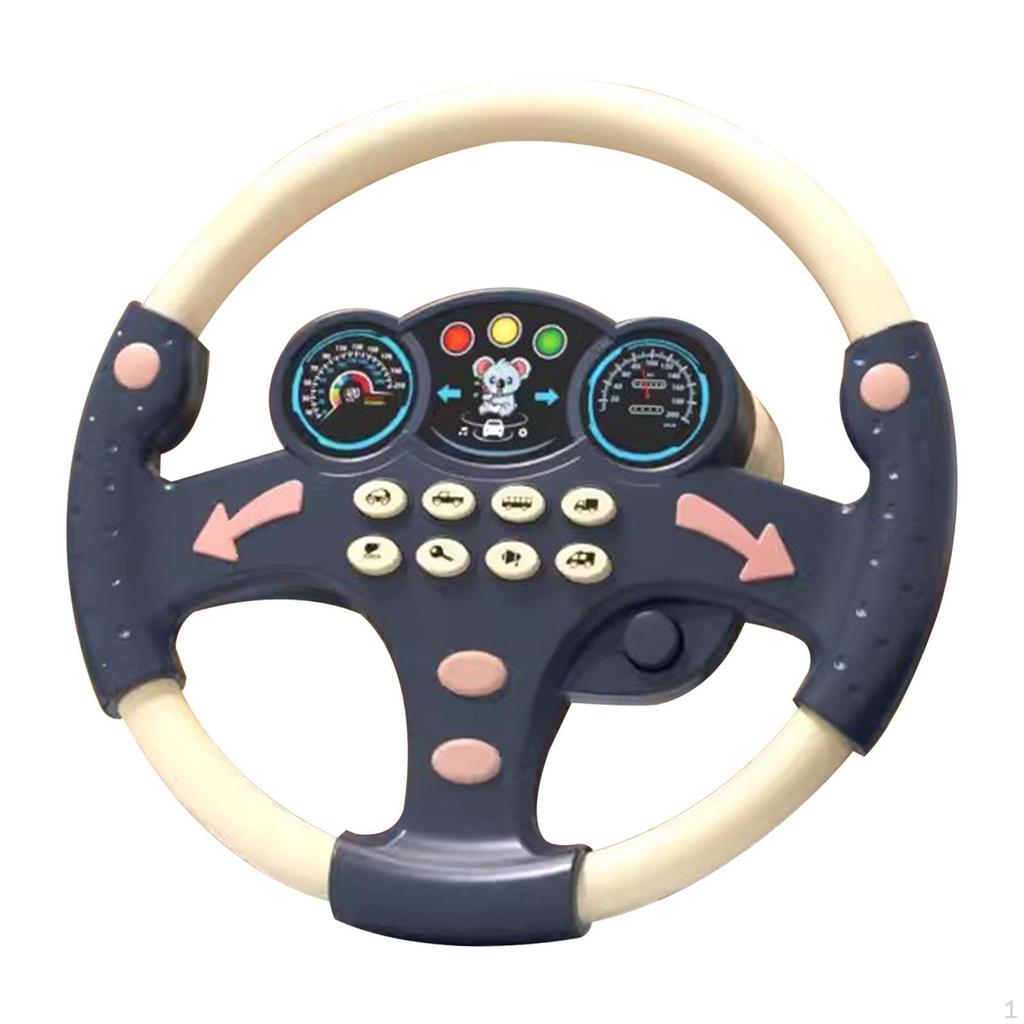 Interactive Car Steering Wheel Toy for Kids - Educational Driving Playset