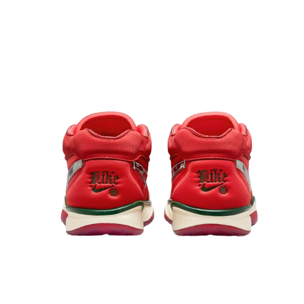 Nike Scarpe da ginnastica unisex Air Zoom GT Hustle 2 EP Christmas Rosso Track-Rosso Argento Metallizzato DJ9404-601