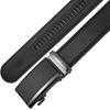 Plus Size LANG Größe 130 140 150 160 170cm Herren Legierung Automatikschließe Gürtel Herren Echtes Leder Gürtel Luxus Designer Schwarz Braun