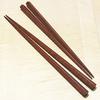Daikokuya Edo Wooden Skillfully Carved Ironwood Pentagonal Cutting Pair Medium Chopsticks, (Slightly Thick) 1 Size 21.5cm