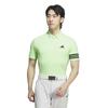 Golf 3 Stripes Mesh Vent Polo Green Spark [Adidas Golf] Men's