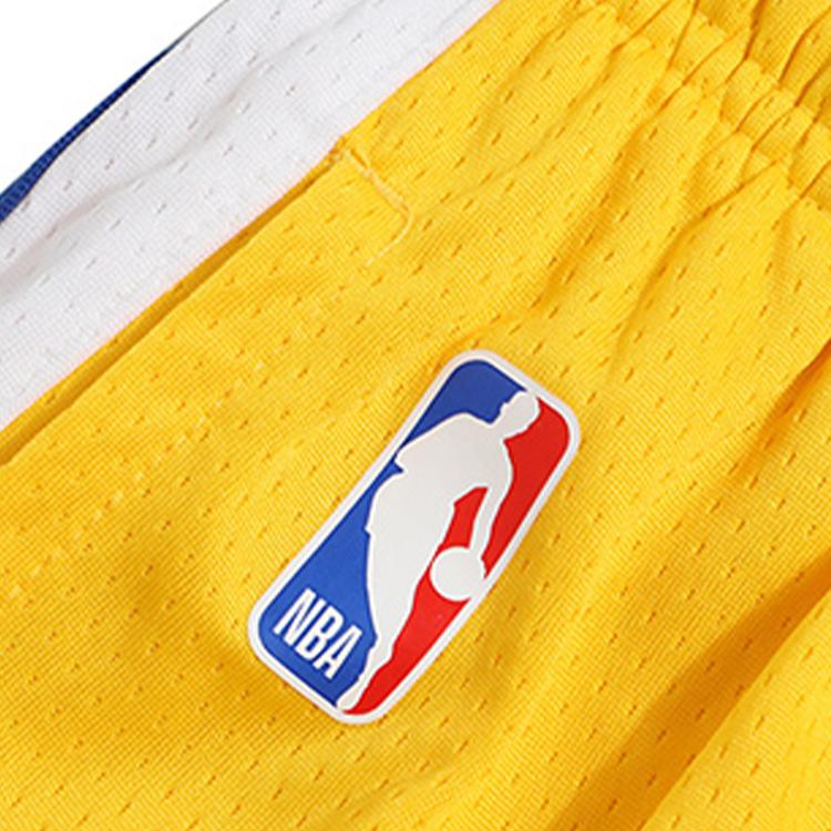 Nike Golden State Warriors Loose Breathable Basketball Shorts Kids Bottoms Yellow 3Y2B7BCNJ-WAR