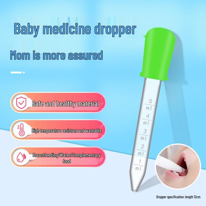 Children's Silicone 5ml Medicine Dropper & DIY Baking Tool with Scale
