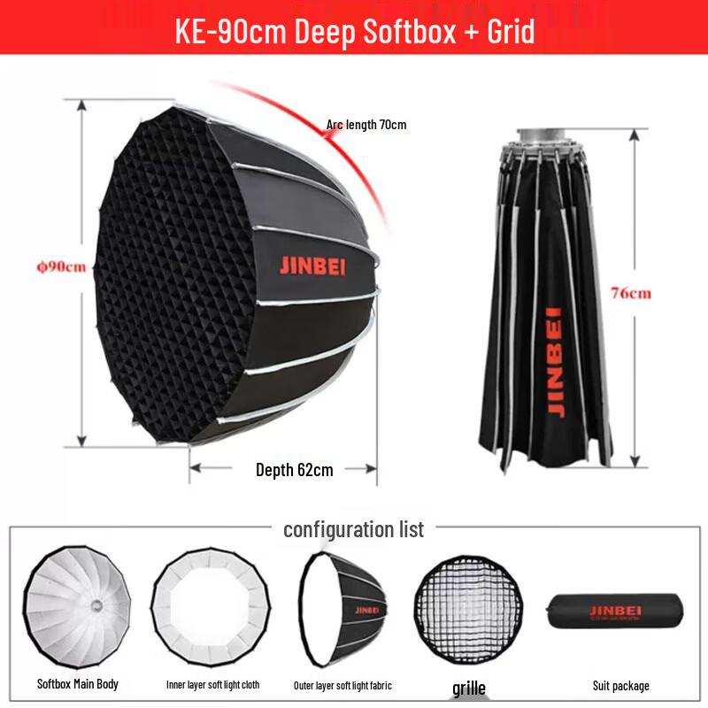 TCHD Jinbei EF150pro LED Live Broadcast Photography Light Kit (CN version)