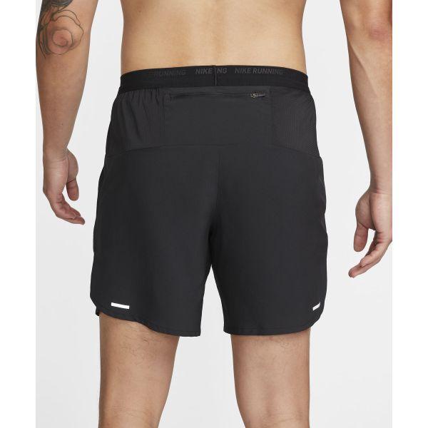 Nike Solid Color Logo Running Shorts Men Bottoms Black DM4762-010