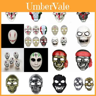 Terrifying Plastic Skeleton Masks For Halloween Cosplay Party Decorations Wholesale
