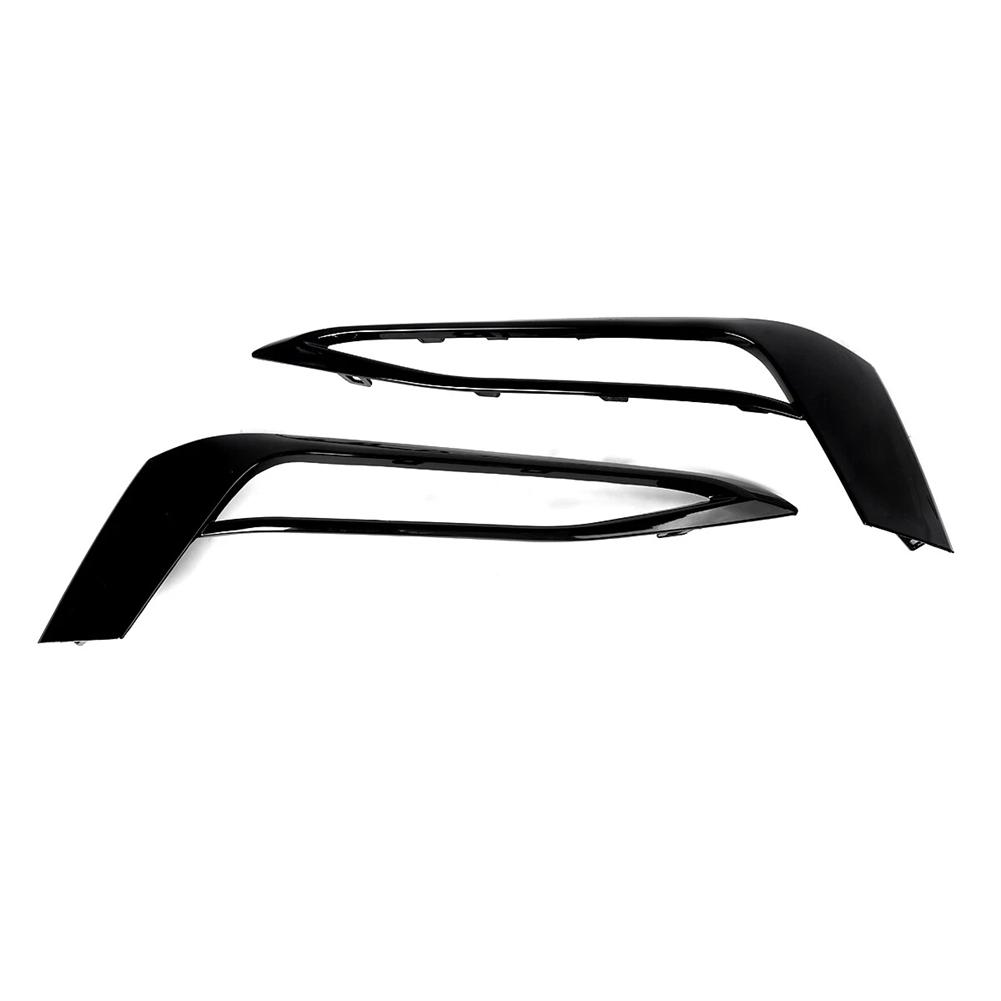 2pcs Front Bumper Fog Light Eyelid Cover Trim For BMW For 5 Series G30 G31 G38 2017-2020 51117385281 51117385282