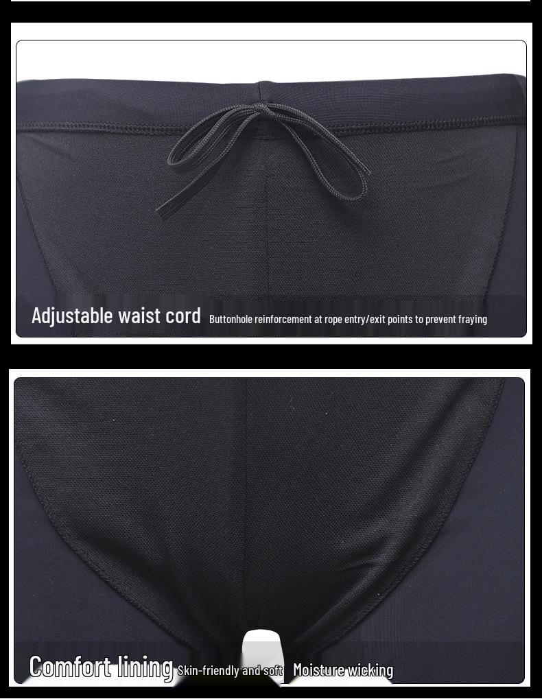 Banfei Men's Fashion Square Leg Swim Trunks - Print Pattern