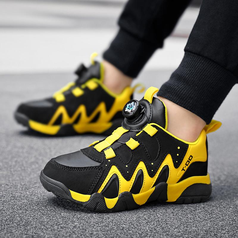 28-40 Children's Plus Size Simple and Stylish Rotating Buckle Outdoor Sports Shoes Casual Shoes Running Shoes