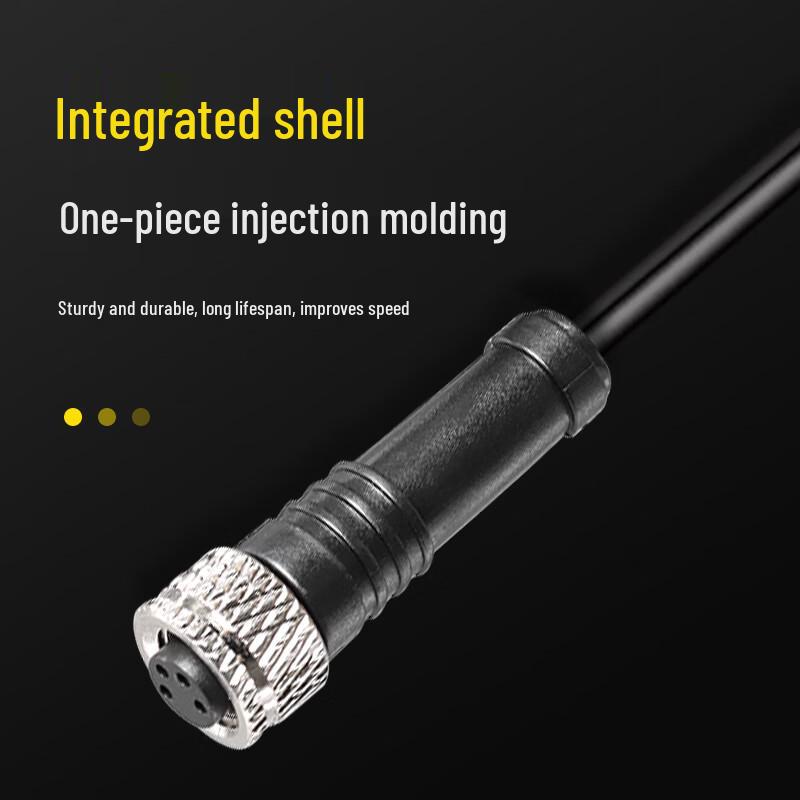 Kangzerunhe M8 Waterproof Sensor Connector with 2m Cable