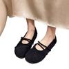 Flat Single Shoes Women's Spring 2025 New Korean Version Comfortable Simple Shallow Mouth Mary Jane Shoes Gentle Wind Evening Shoes