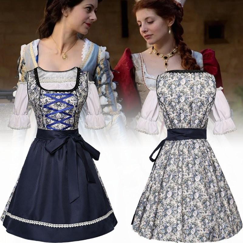 Female National Bavarian Uniform Cosplay Decoration Costume Skirt Performance