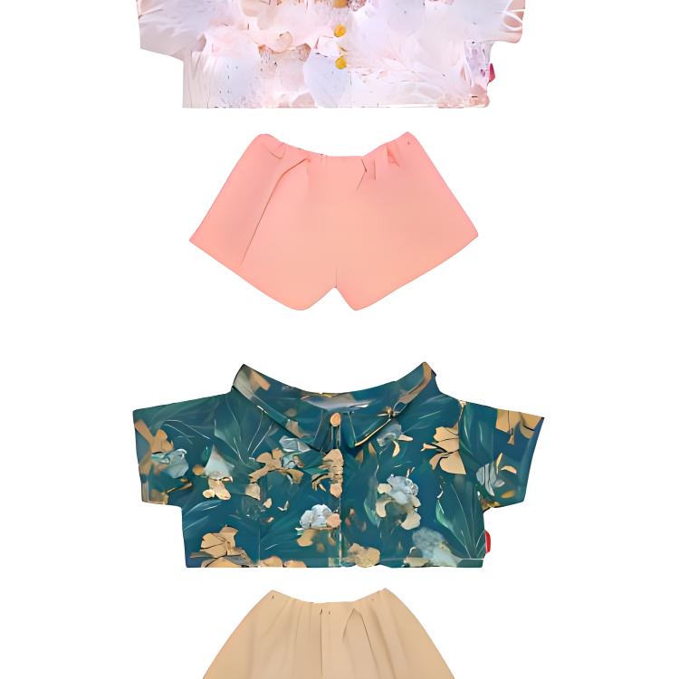New POP MART Floral Shirt Doll Products PPMT-2407-00782