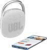 JBL CLIP4 Bluetooth Speaker, USB C Charging, IP67 Dustproof and Waterproof, with Passive Radiator, Portable, 2021 Model, White (JBLCLIP4WHT)