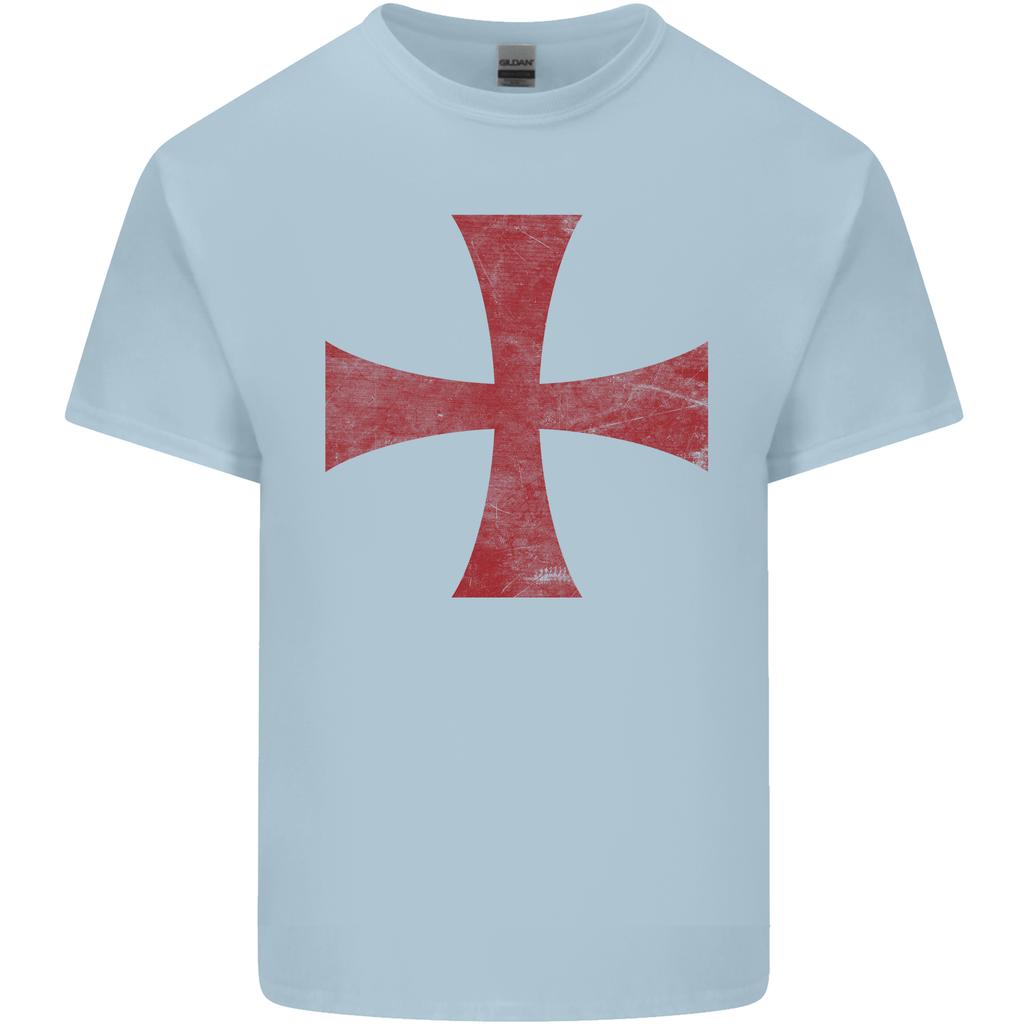 Knights Templar Cross Fancy Dress Outfit Unisexs Light Cotton TShirt