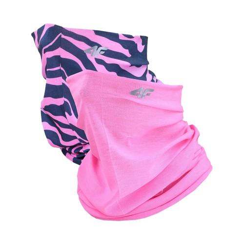 

4F Childrens/Kids Zebra Print Bandana (Pack of 2) One Size