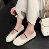 Single Shoes French New Fairy Gentle Evening Mary Jane Ballet Pregnant Women Lazy Flat Granny Shoes Soft
