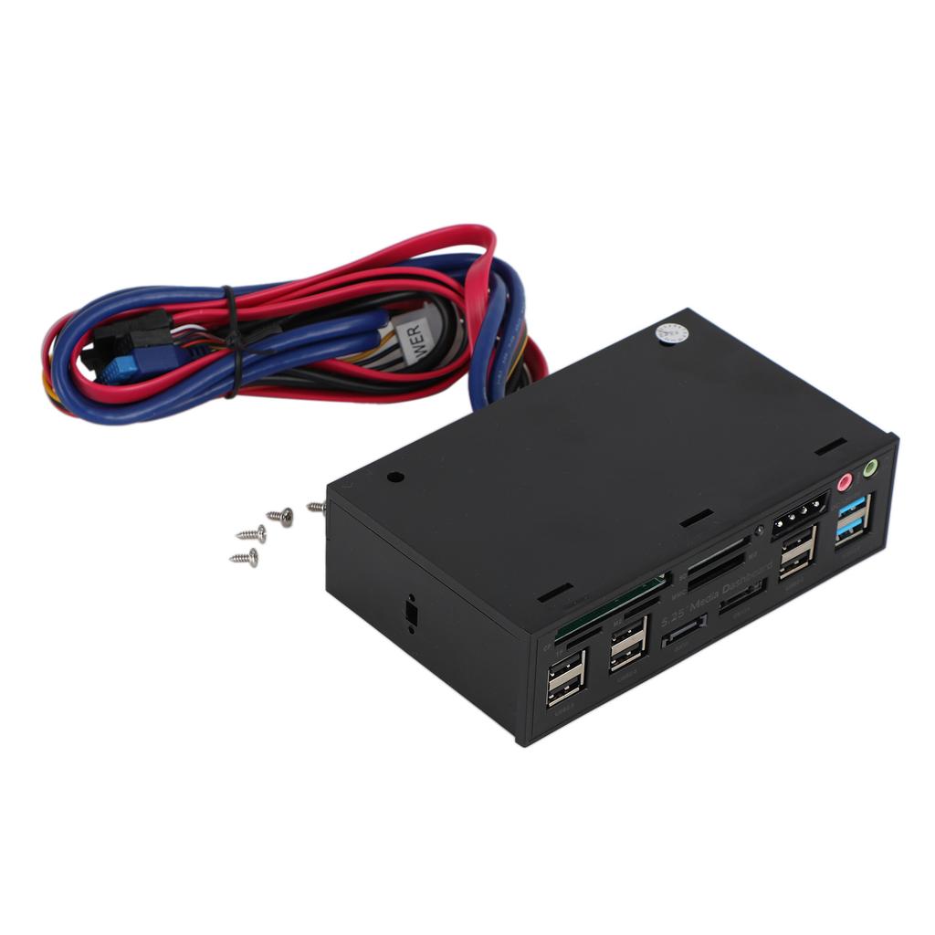 5,25" USB 3.0 SATA eSATA PC Frontpanel Medien-Dashboard Interner Kartenleser