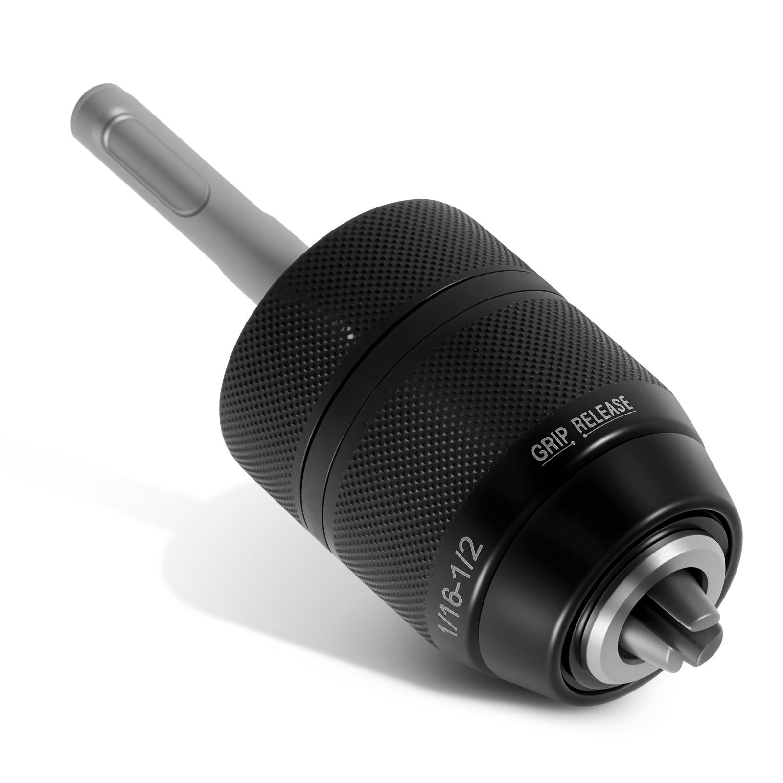 

2-13mm Capacity Metal Keyless Lathe Drill Chuck Converter with SDS Adapter Accessories Professional Converter Tool чёрный