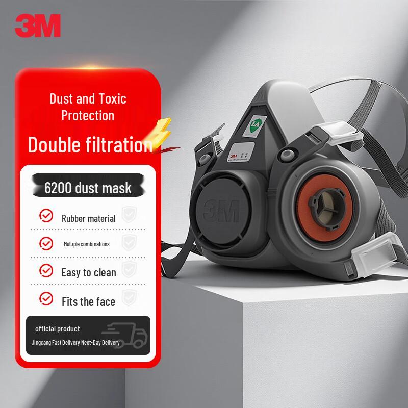 3M 6200 Reusable Half-Facepiece Respirator