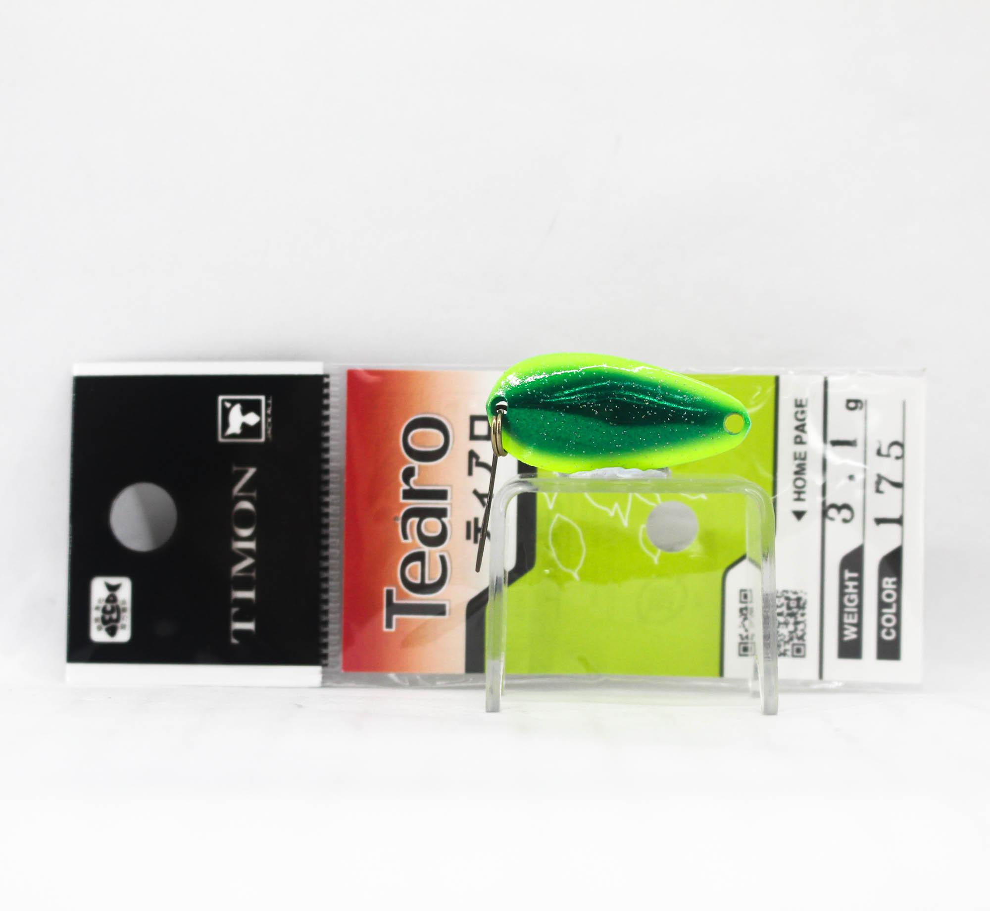 Jackall Timon Tearo Trout Spoon 3.1 grams 175 Daigo Greenbow (2300)