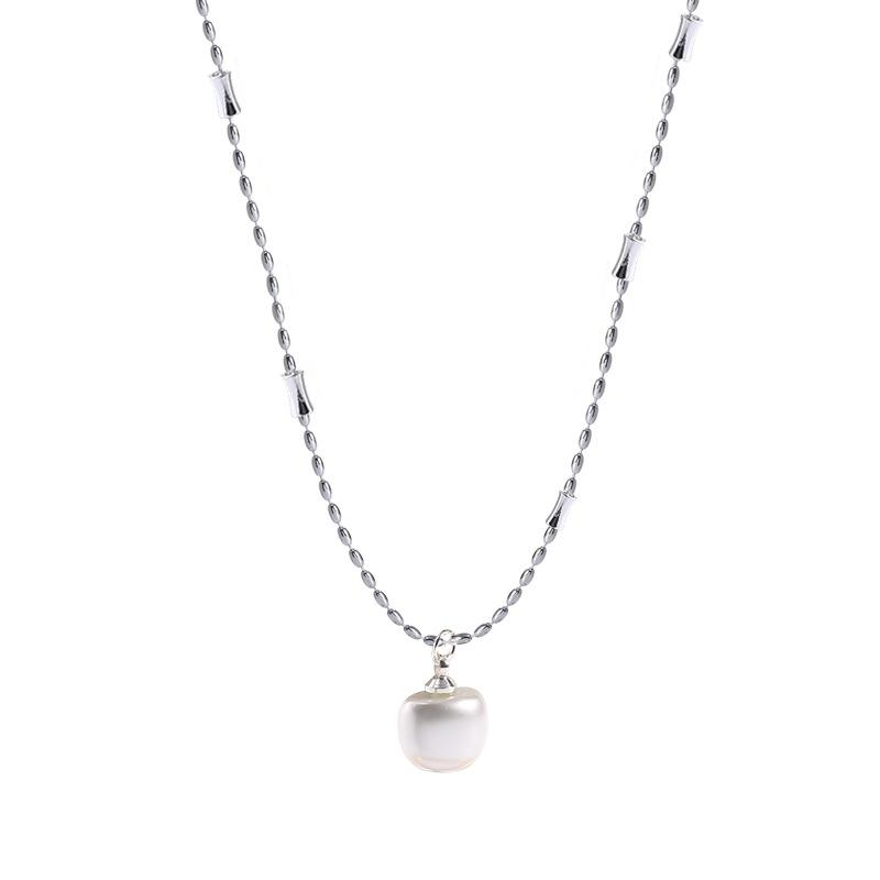 Meier Pearl necklace - minimalist chic, high-end choker. new bestseller pendant necklace, sweater chain accessory