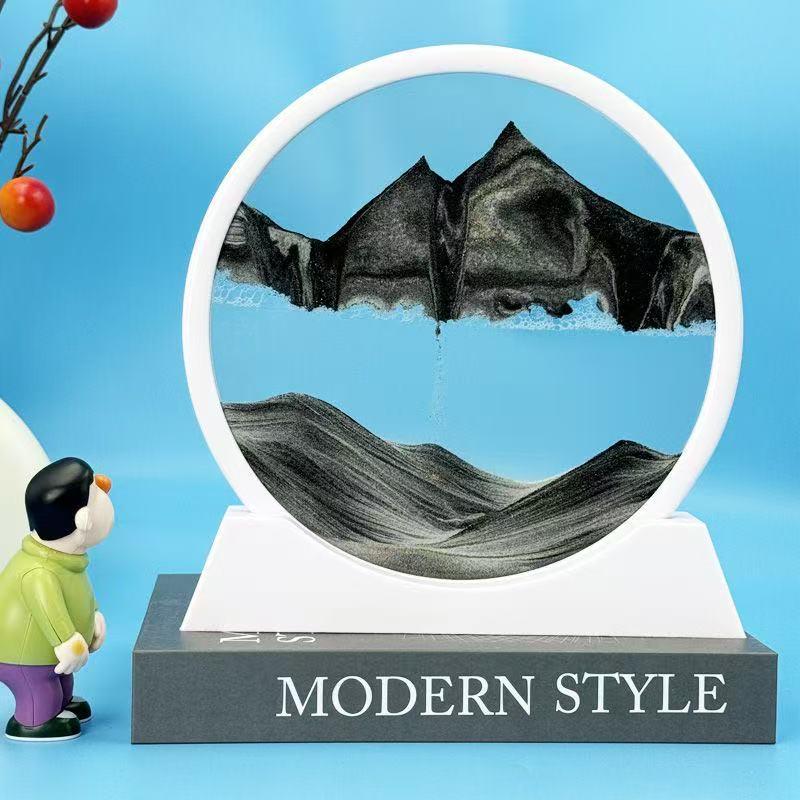 Ornament Klepsydra z Ruchomym Piaskiem: Kreatywna sztuka do dekoracji domu lub biura