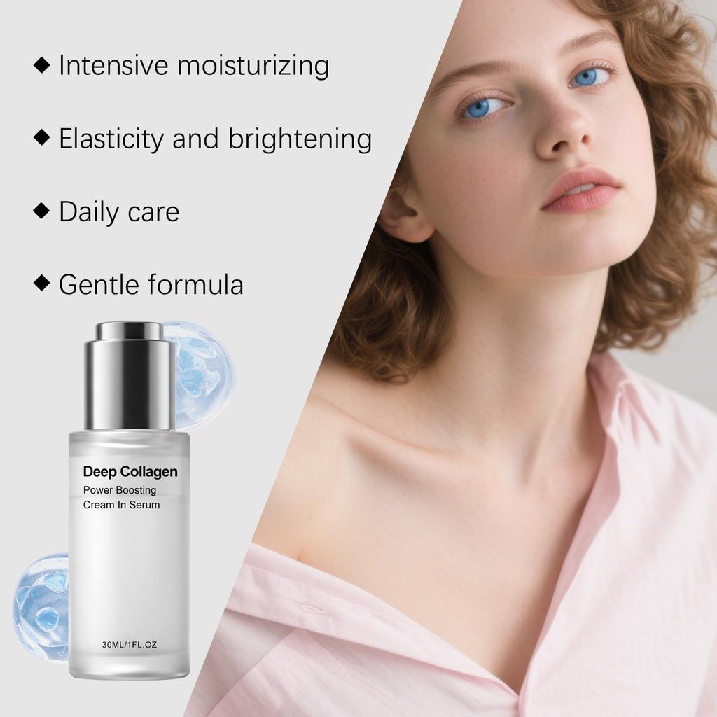 Moisturizing Collagen Essence Hydrating and caring for the skin, smooth, translucent, moisturizing and moisturizing facial care essence