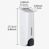 350ML Kitchen Bathroom Wall Mounted Soap Dispenser Shampoo, Shower Gel, Hand Sanitizer Soap Dispenser  for Home Hotel
