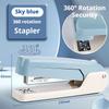 360° Rotating Multifunctional Stapler, Mid - Seam Binding & Anti - Slip, Home Office Use Stapling Machine Strong