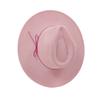 Cappello a Cilindro Piatto Rotondo 9,5 cm in Scamoscio Uomo Donna Cappello da Cowboy Western Cappello Fedora per Feste e Palco Design Autostile Stile Etnico Cappello Superiore