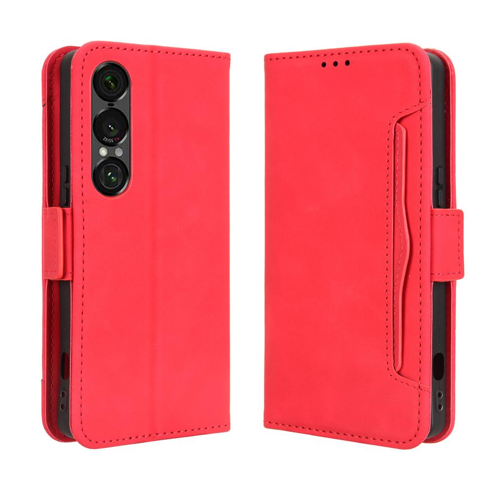 For Sony Xperia 1 VII Leather Case Phone Wallet Cover with Multiple Card Slots
