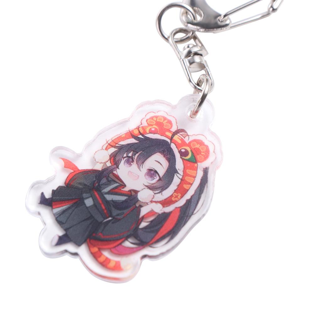 Mo Dao Zu Shi Mo Dao Zu Shi Keychain Wei Wuxian Cartoon Character Acrylic Pendant  Bag Accessories