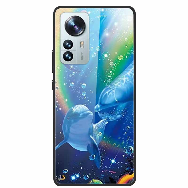 Tempered Glass Cases For Xiaomi 12T 5G Case Hard Phone Back Cover for Xiaomi 12T Pro Protection Shells Mi 12 T 12TPro 2022 Cool